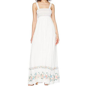 Show Me Your Mumu Eliana Maxi Dress (Once Upon A Time Embroidery) Sz Large White